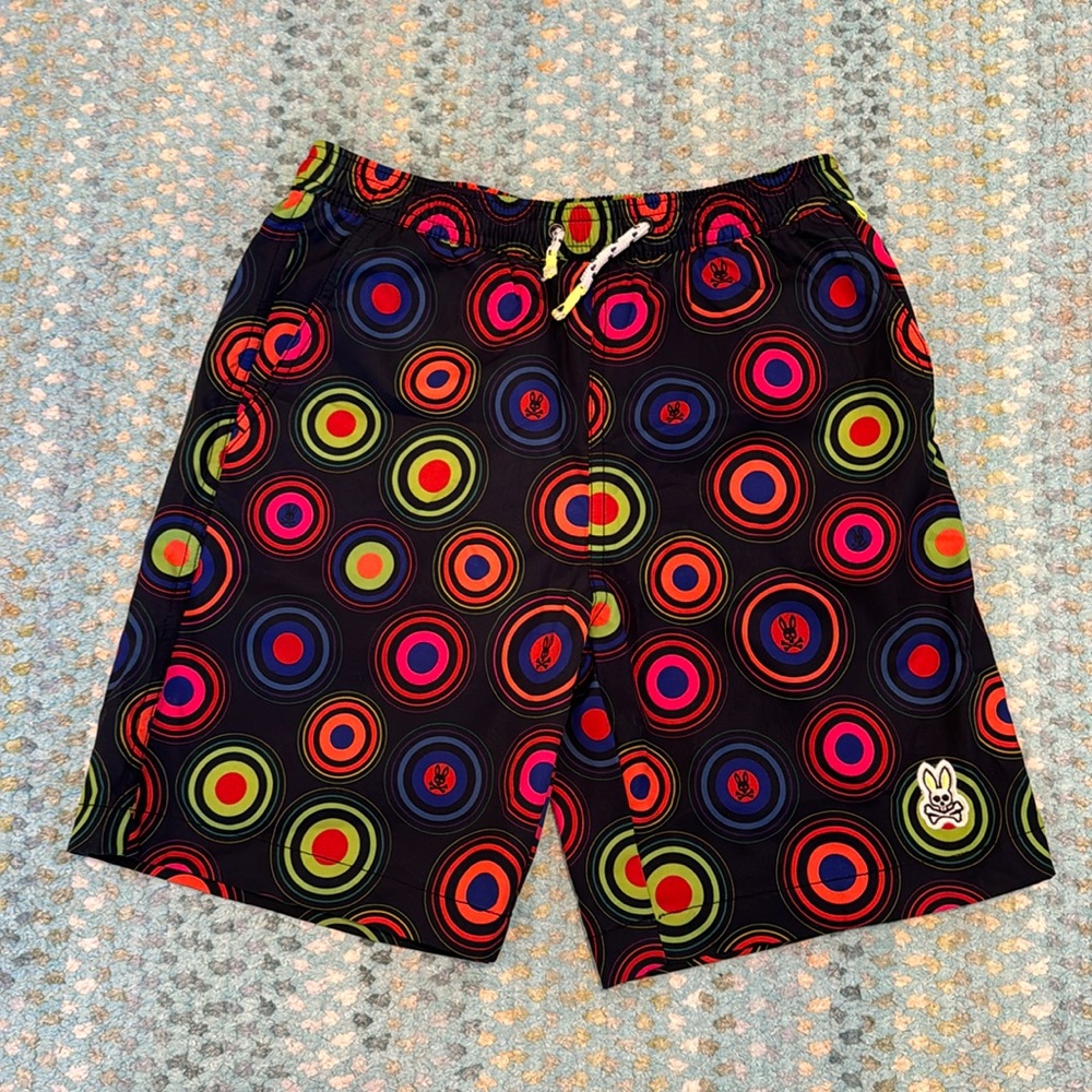 Psycho Bunny Swim Shorts Size M (10/12) VGUC